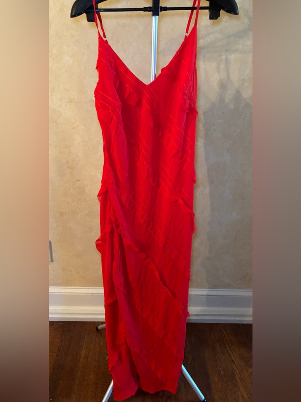 Red Princess Polly Lars Maxi Dress